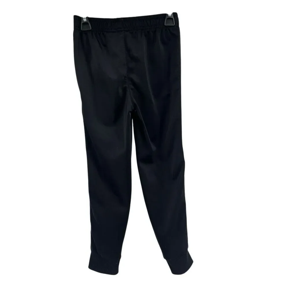 Puma Boys Size 7 Black Tracksuit 2-Piece Track Jacket Jogger Pants Athletic Set
